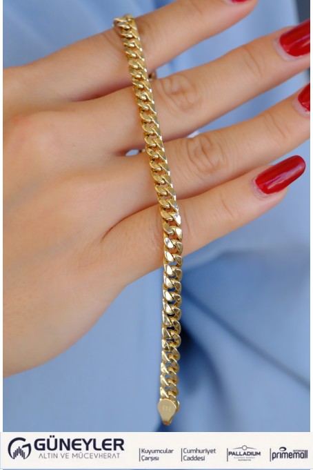 SÜZME MODEL BİLEKLİK 14 AYAR A085017 SÜZME MODEL BİLEKLİK 14 AYAR A085017