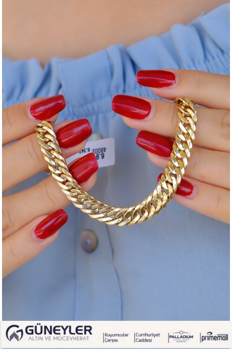 SÜZME MODEL BİLEKLİK 14 AYAR A085018 SÜZME MODEL BİLEKLİK 14 AYAR A085018