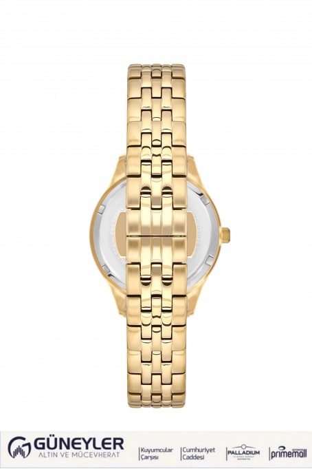 NACAR SARI METAL BAND KADIN KOL SAATİ NC34-39B715-DSMS
