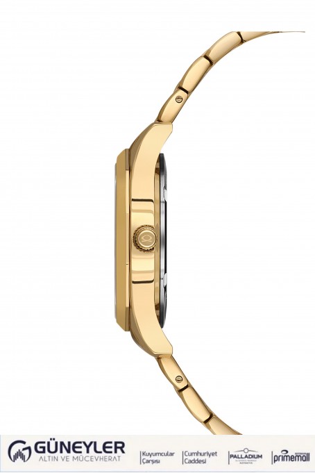 NACAR SARI METAL BAND KADIN KOL SAATİ NC34-39B715-DSMS