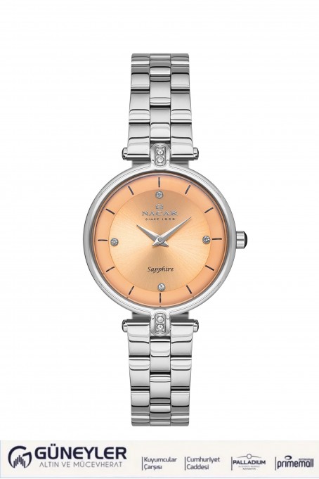 NACAR ÇELİK METAL BAND KADIN KOL SAATİ NC34-39C714-ARMS NACAR ÇELİK METAL BAND KADIN KOL SAATİ NC34-39C714-ARMS