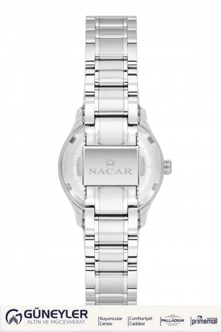 NACAR ÇELİK METAL BAND KADIN KOL SAATİ NC33-398316-APM