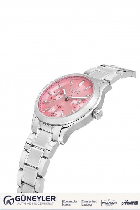 NACAR ÇELİK METAL BAND KADIN KOL SAATİ NC33-398316-ARM