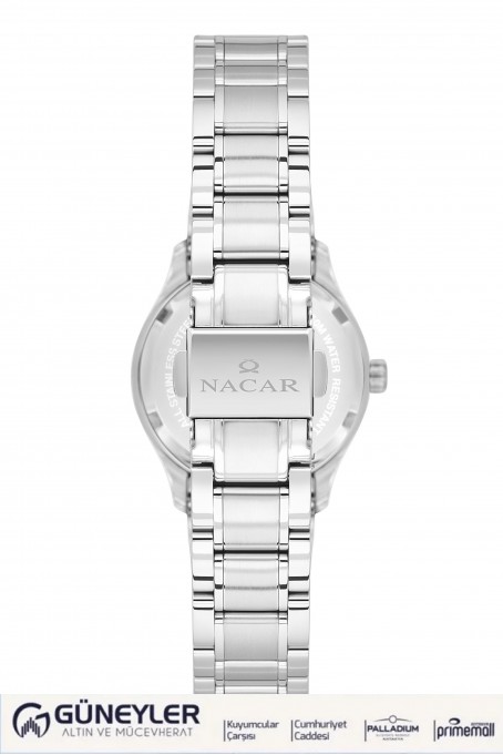 NACAR ÇELİK METAL BAND KADIN KOL SAATİ NC33-398316-ARM