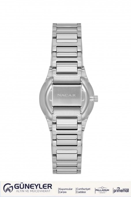 NACAR ÇELİK METAL BAND KADIN KOL SAATİ NC34-39B647-AGMS