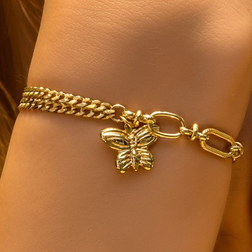 KELEBEK ZİNCİR BİLEKLİK 14 AYAR A049574 KELEBEK ZİNCİR BİLEKLİK 14 AYAR A049574