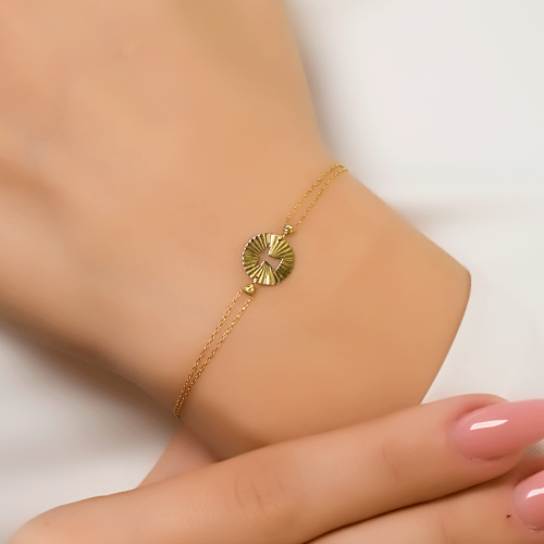 DORİKALI FANTAZİ BİLEKLİK 14 AYAR A050122 DORİKALI FANTAZİ BİLEKLİK 14 AYAR A050122