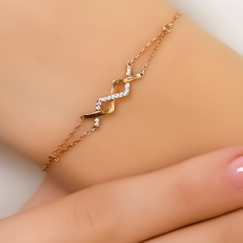 ZİGZAG SONSUZLUK BİLEKLİK 14 AYAR ATS9628 ZİGZAG SONSUZLUK BİLEKLİK 14 AYAR ATS9628