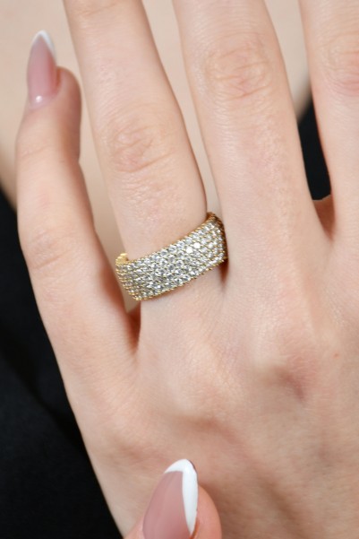 TAMTUR YÜZÜK 14 AYAR ALTIN A030073