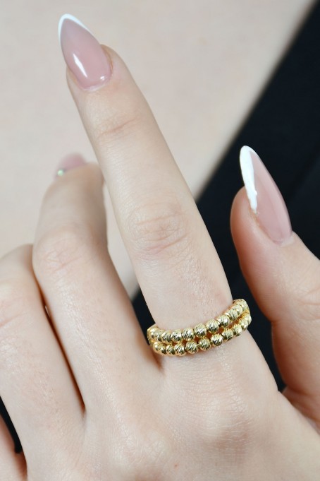 YARIM TUR DORİKA YÜZÜK 14 AYAR A041287 YARIM TUR DORİKA YÜZÜK 14 AYAR A041287