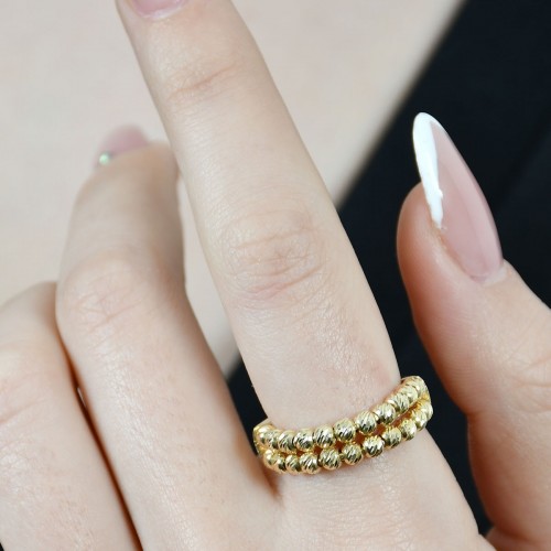 YARIM TUR DORİKA YÜZÜK 14 AYAR A041287 YARIM TUR DORİKA YÜZÜK 14 AYAR A041287