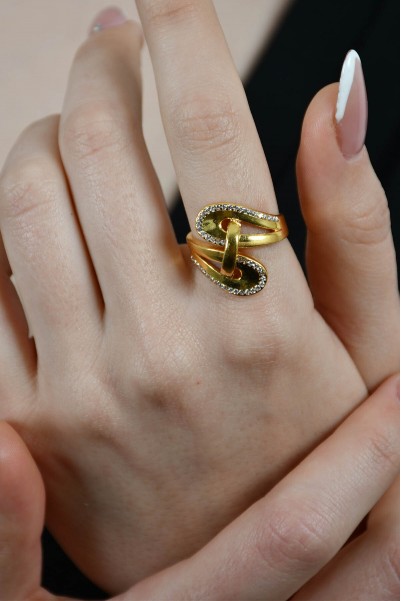 TAŞLI FANTAZİ YÜZÜK 22 AYAR A046679 TAŞLI FANTAZİ YÜZÜK 22 AYAR A046679