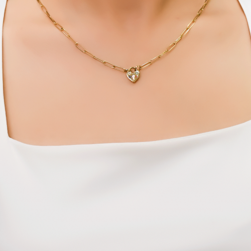 KALP ZİNCİR KOLYE 14 AYAR A049116