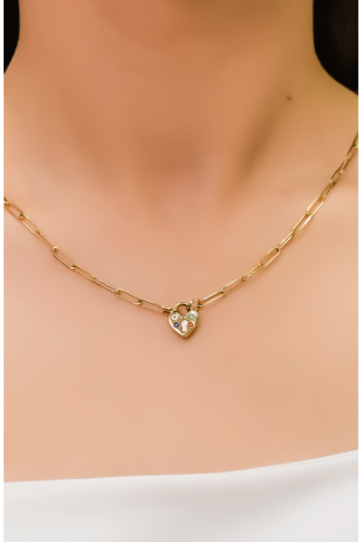 KALP ZİNCİR KOLYE 14 AYAR A049116