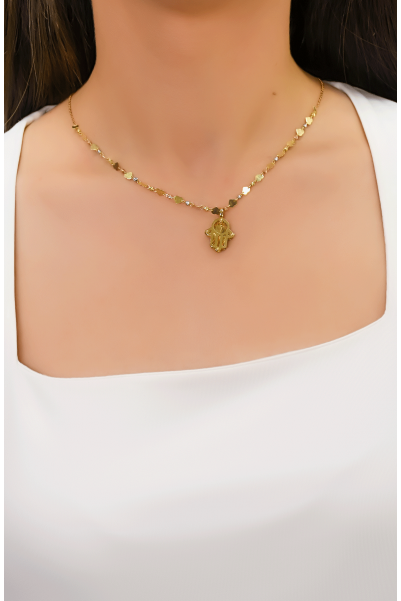 FATMA ANA ELİ KOLYE 14 AYAR A051688 FATMA ANA ELİ KOLYE 14 AYAR A051688