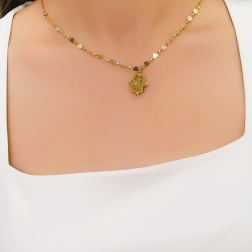 FATMA ANA ELİ KOLYE 14 AYAR A051688