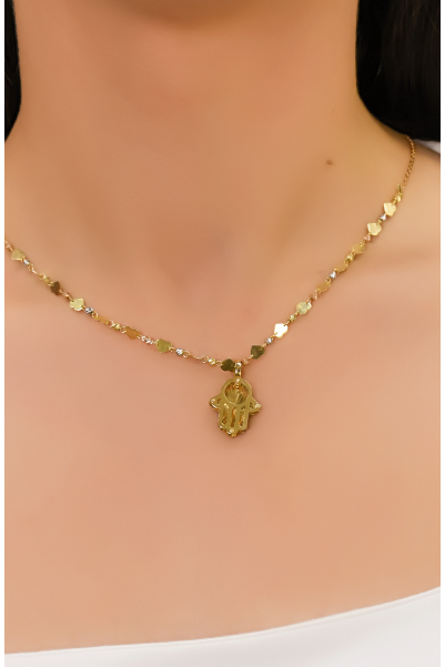 FATMA ANA ELİ KOLYE 14 AYAR A051688 FATMA ANA ELİ KOLYE 14 AYAR A051688