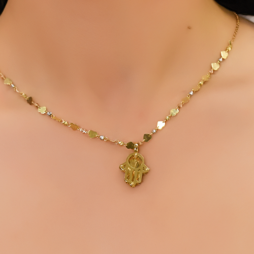 FATMA ANA ELİ KOLYE 14 AYAR A051688