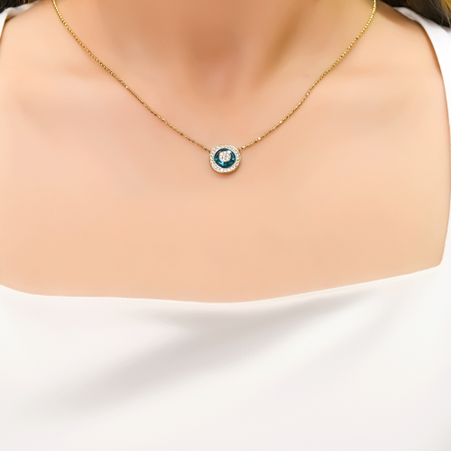 NAZAR BONCUKLU KOLYE 14 AYAR A065260