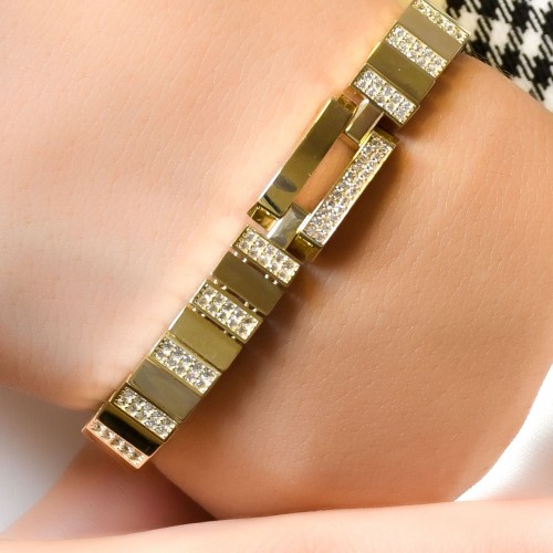 TAŞLI TASARIM BİLEKLİK 14 AYAR A066099 TAŞLI TASARIM BİLEKLİK 14 AYAR A066099