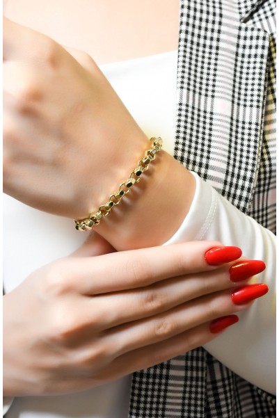 TASARIM ZİNCİR BİLEKLİK 14 AYAR A066101