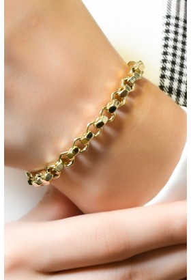 TASARIM ZİNCİR BİLEKLİK 14 AYAR A066101 TASARIM ZİNCİR BİLEKLİK 14 AYAR A066101