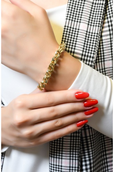 TASARIM ZİNCİR BİLEKLİK 14 AYAR A066103