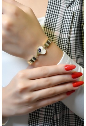 KALPLİ TASARIM BİLEKLİK 14 AYAR A066107 KALPLİ TASARIM BİLEKLİK 14 AYAR A066107