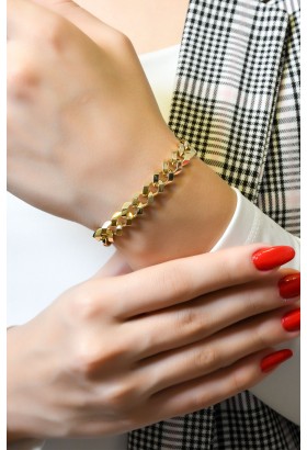 TASARIM ZİNCİR BİLEKLİK 14 AYAR A066108 TASARIM ZİNCİR BİLEKLİK 14 AYAR A066108