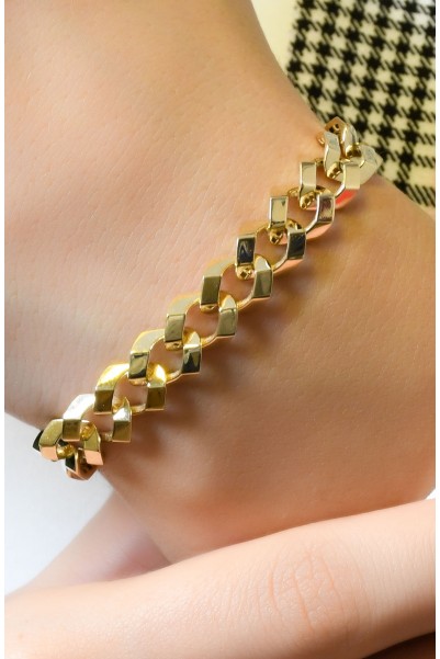 TASARIM ZİNCİR BİLEKLİK 14 AYAR A066108