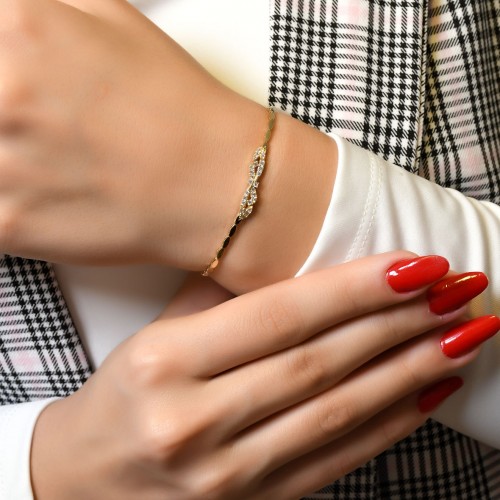 SONSUZLUK BİLEKLİK 14 AYAR A066155 SONSUZLUK BİLEKLİK 14 AYAR A066155