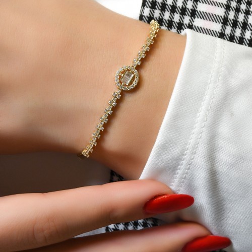 SUYOLU BAGET BİLEKLİK 14 AYAR A066158 SUYOLU BAGET BİLEKLİK 14 AYAR A066158