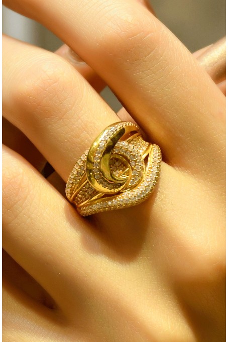 TAŞLI TASARIM YÜZÜK 22 AYAR A025309 TAŞLI TASARIM YÜZÜK 22 AYAR A025309