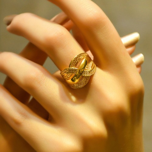 TAŞLI FANTAZİ YÜZÜK 22 AYAR A025310 TAŞLI FANTAZİ YÜZÜK 22 AYAR A025310