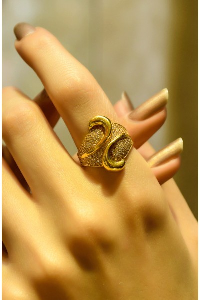 TAŞLI FANTAZİ YÜZÜK 22 AYAR A027178 TAŞLI FANTAZİ YÜZÜK 22 AYAR A027178