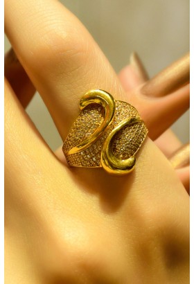 TAŞLI FANTAZİ YÜZÜK 22 AYAR A027178 TAŞLI FANTAZİ YÜZÜK 22 AYAR A027178