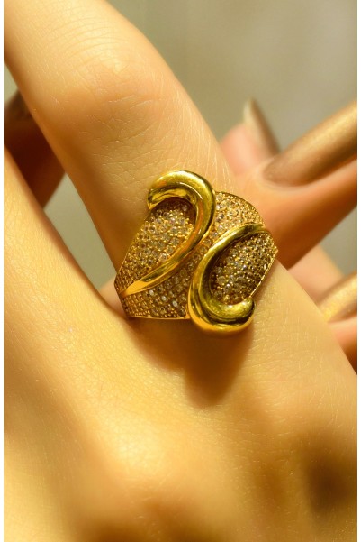 TAŞLI FANTAZİ YÜZÜK 22 AYAR A027178 TAŞLI FANTAZİ YÜZÜK 22 AYAR A027178