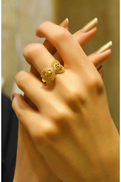 KALP SONSUZLUK YÜZÜK 22 AYAR A030302