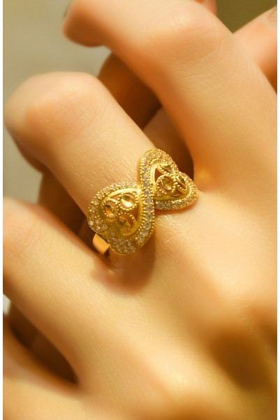 KALP SONSUZLUK YÜZÜK 22 AYAR A030302