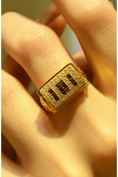 TAŞLI FANTAZİ YÜZÜK 22 AYAR A032998