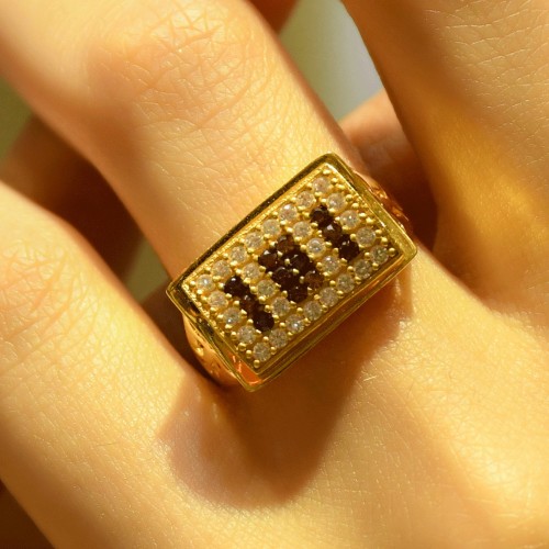 TAŞLI FANTAZİ YÜZÜK 22 AYAR A032998 TAŞLI FANTAZİ YÜZÜK 22 AYAR A032998