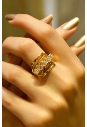 KABURGA BEŞTAŞ YÜZÜK 22 AYAR A035410 KABURGA BEŞTAŞ YÜZÜK 22 AYAR A035410