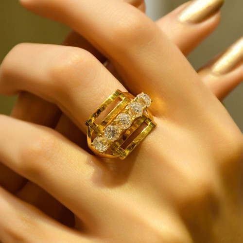 KABURGA BEŞTAŞ YÜZÜK 22 AYAR A035410 KABURGA BEŞTAŞ YÜZÜK 22 AYAR A035410