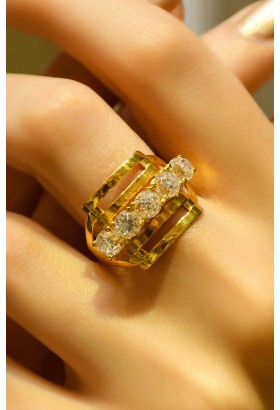 KABURGA BEŞTAŞ YÜZÜK 22 AYAR A035410 KABURGA BEŞTAŞ YÜZÜK 22 AYAR A035410