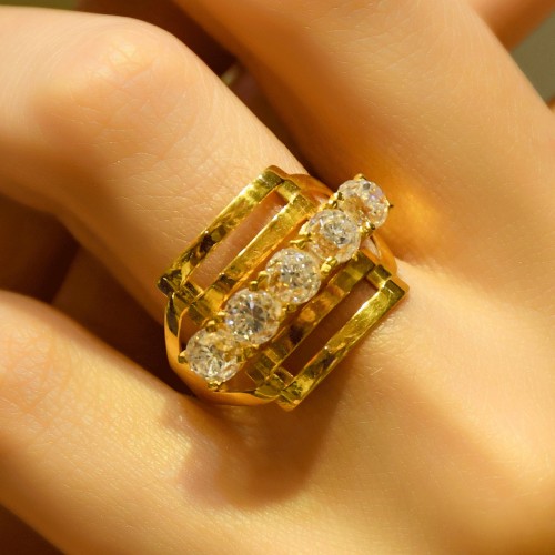 KABURGA BEŞTAŞ YÜZÜK 22 AYAR A035410 KABURGA BEŞTAŞ YÜZÜK 22 AYAR A035410