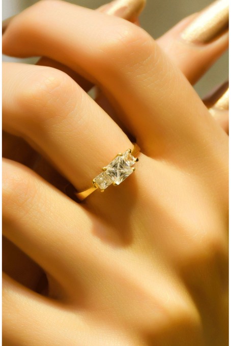 ÜÇTAŞ YÜZÜK 22 AYAR A044980