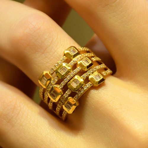 TAŞLI FANTAZİ YÜZÜK 22 AYAR A046049 TAŞLI FANTAZİ YÜZÜK 22 AYAR A046049