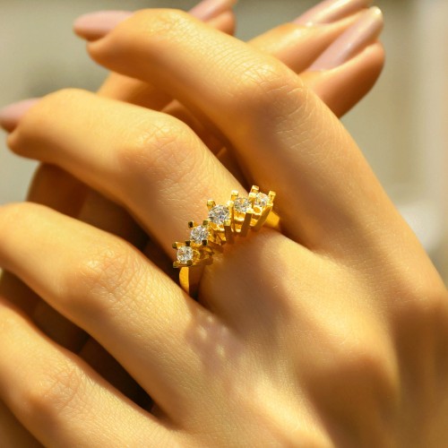 BEŞTAŞ YÜZÜK 22 AYAR A061334 BEŞTAŞ YÜZÜK 22 AYAR A061334