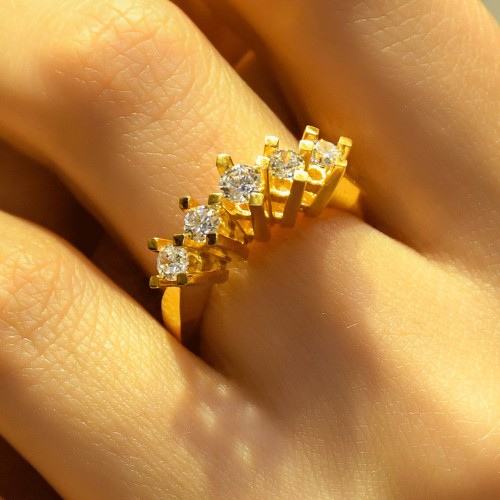 BEŞTAŞ YÜZÜK 22 AYAR A061334 BEŞTAŞ YÜZÜK 22 AYAR A061334