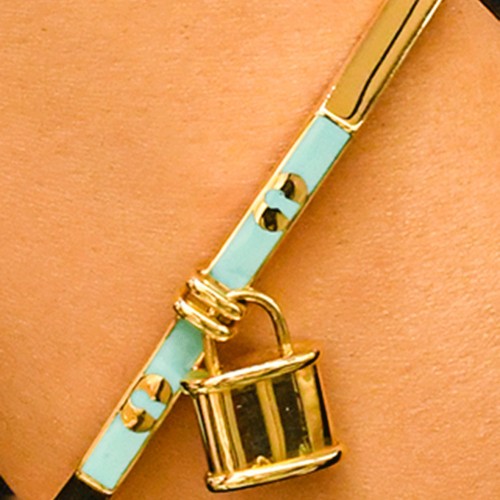 MİNELİ KİLİT KELEPÇE 14 AYAR A057494 MİNELİ KİLİT KELEPÇE 14 AYAR A057494